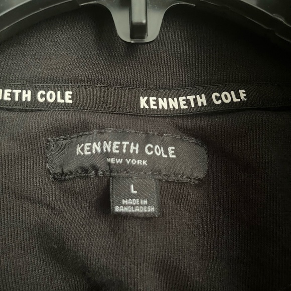 Kenneth Cole 1/4 Zip Sweatshirt Navy Blue Pullover Sz L - Picture 11 of 11